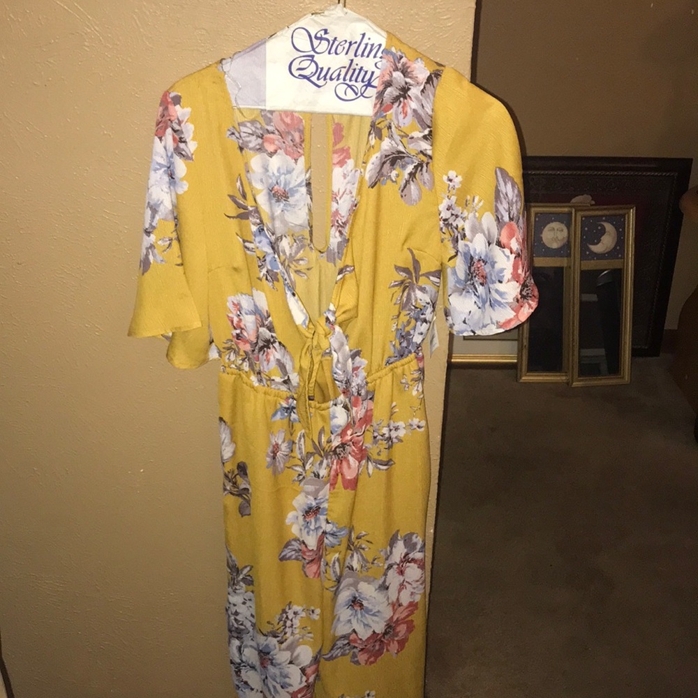 Floral jumpsuit